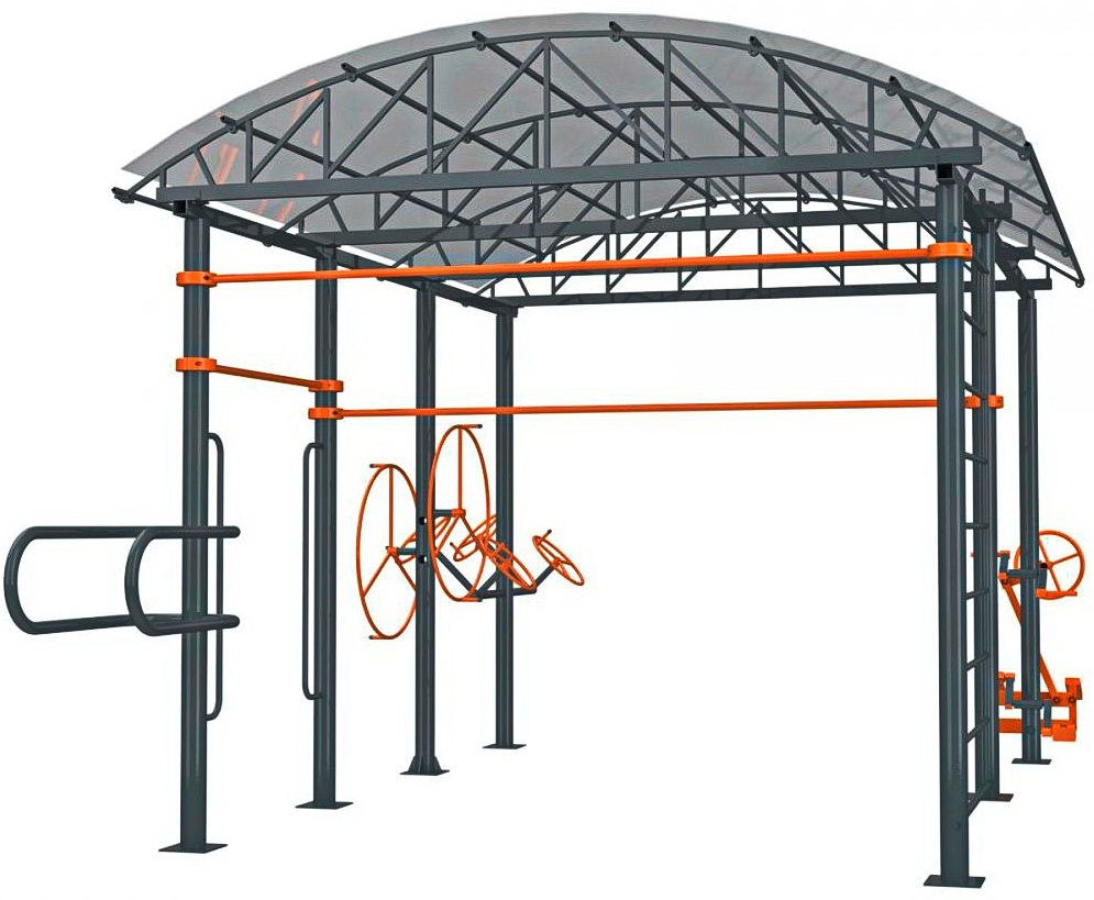Навес с тренажерами УТИ002