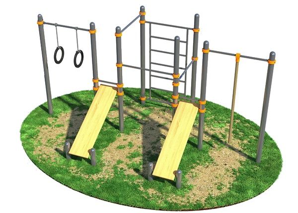 Комплекс спортивный для подготовки к сдаче норм ВФСК (модерн.) СВС-28-М