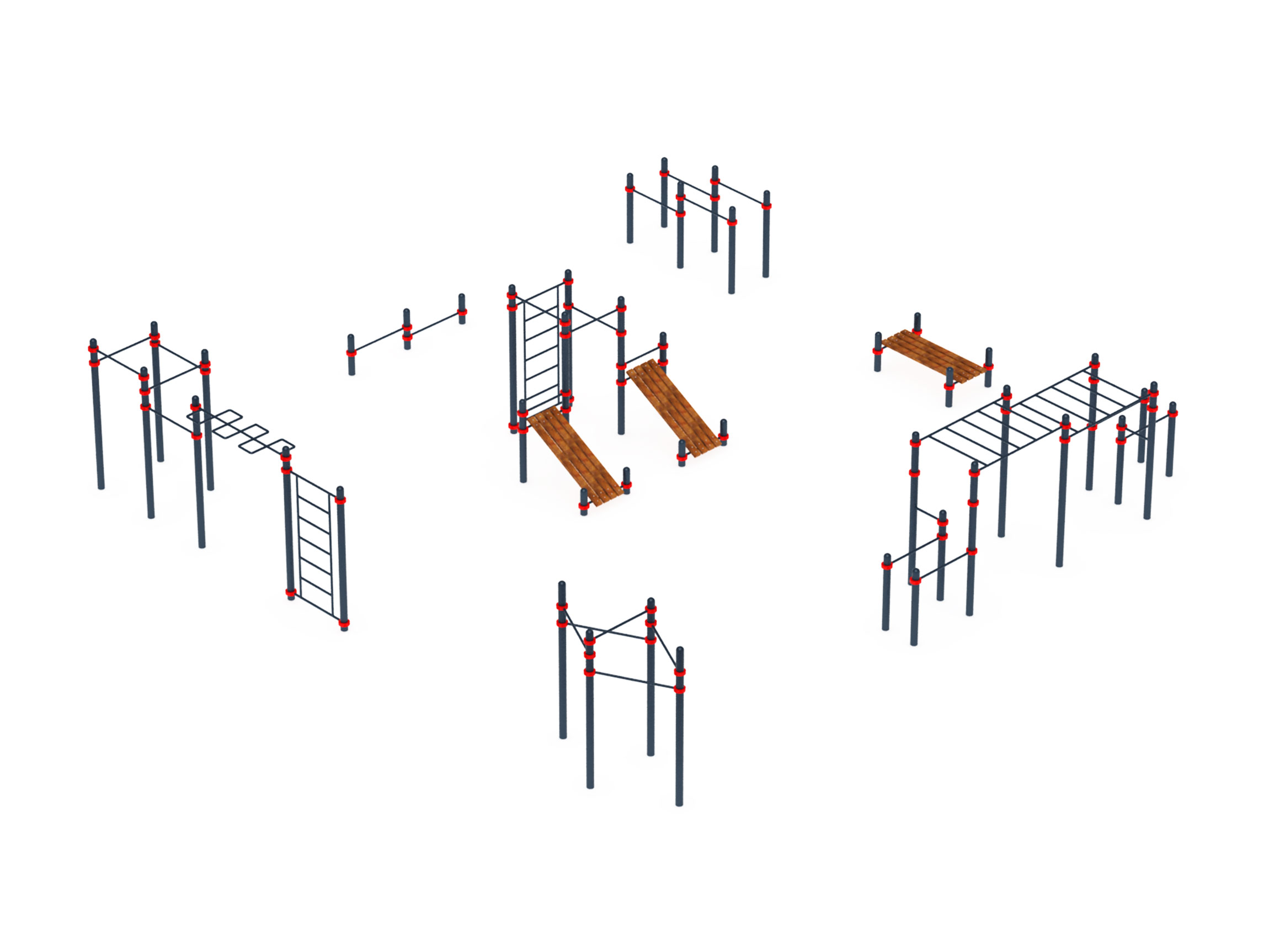 Уличный атлетический комплекс ВОРКАУТ 39 (89)