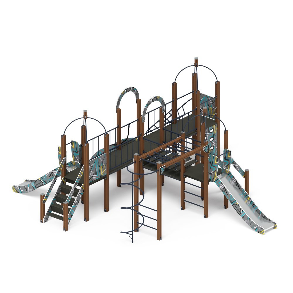 НАВИНА (Техно-голубой) детский игровой комплекс ДИК 2.09.07-01 (Н=1200)