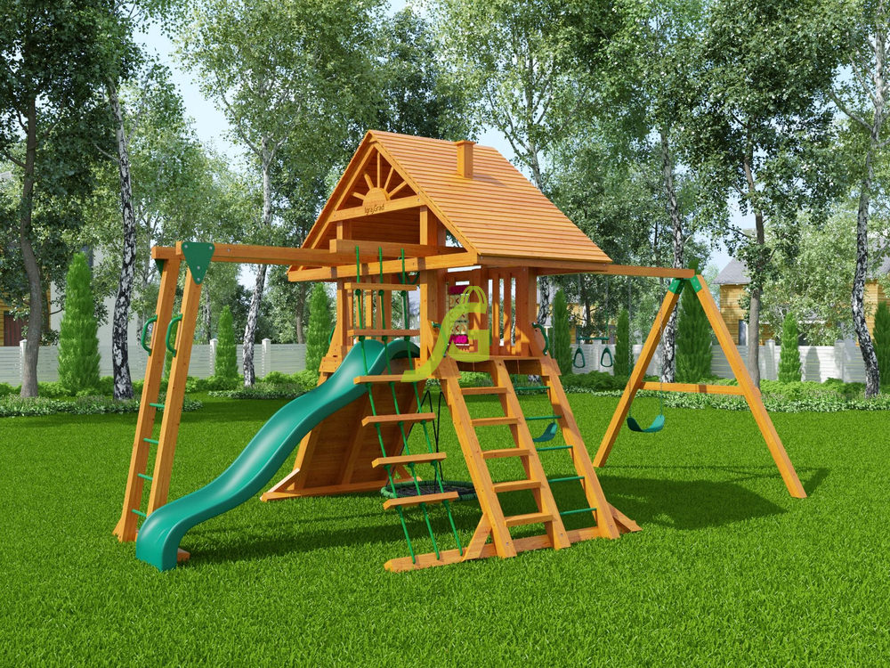 Детская площадка IgraGrad Крепость Фани с рукоходом (дерево)