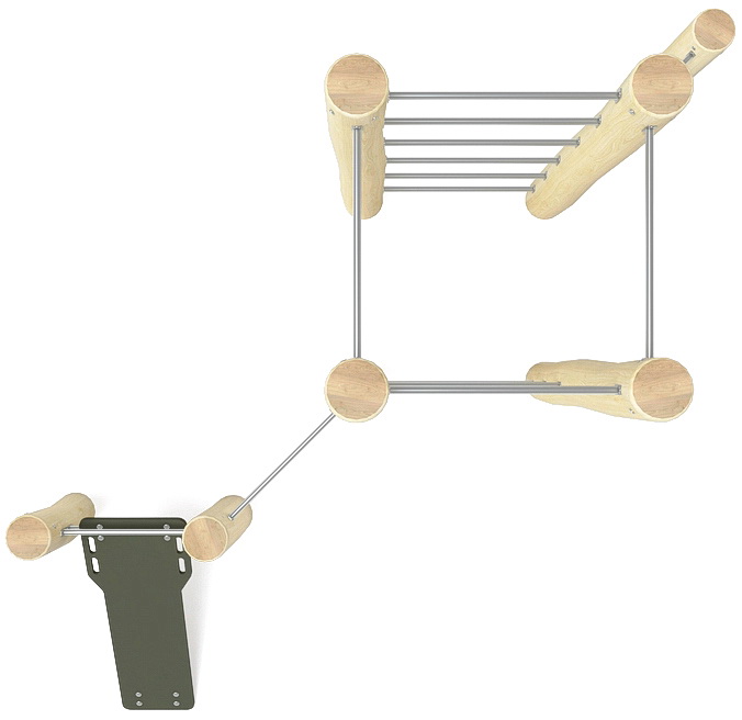 Детский комплекс Спортивная серия (Робиния) СК 2.08.04