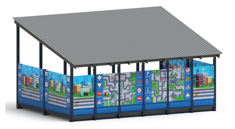 Теневой навес (ДПС) МФ 71.6.4-14