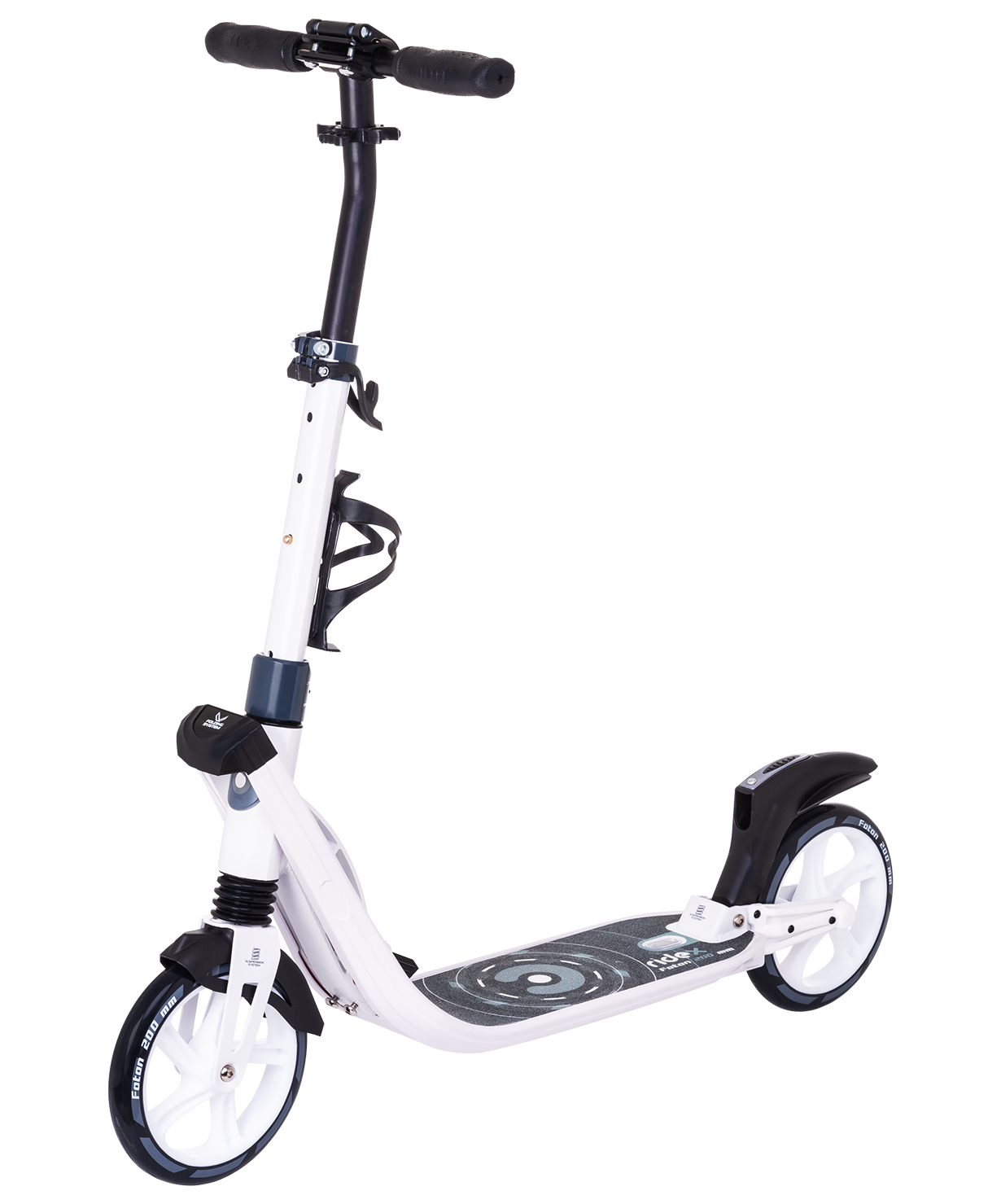 Самокат 2-х колесный Foton 200 мм, белый