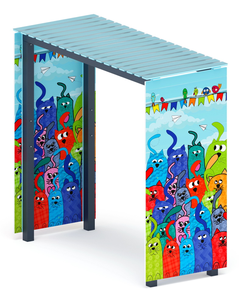 Пергола (Коты) МФ 77.06.01-06 /с поликарбонатом/