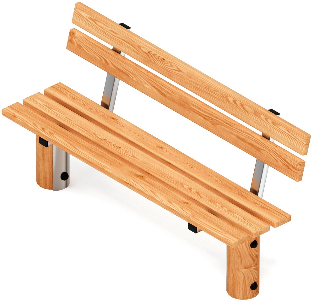 Скамья (Лиственница) МФ 42.04.02-Л