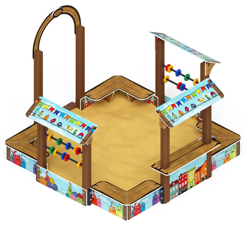 ТЕРЕМОК песочный дворик (Коты) ИО 6.01.04-03