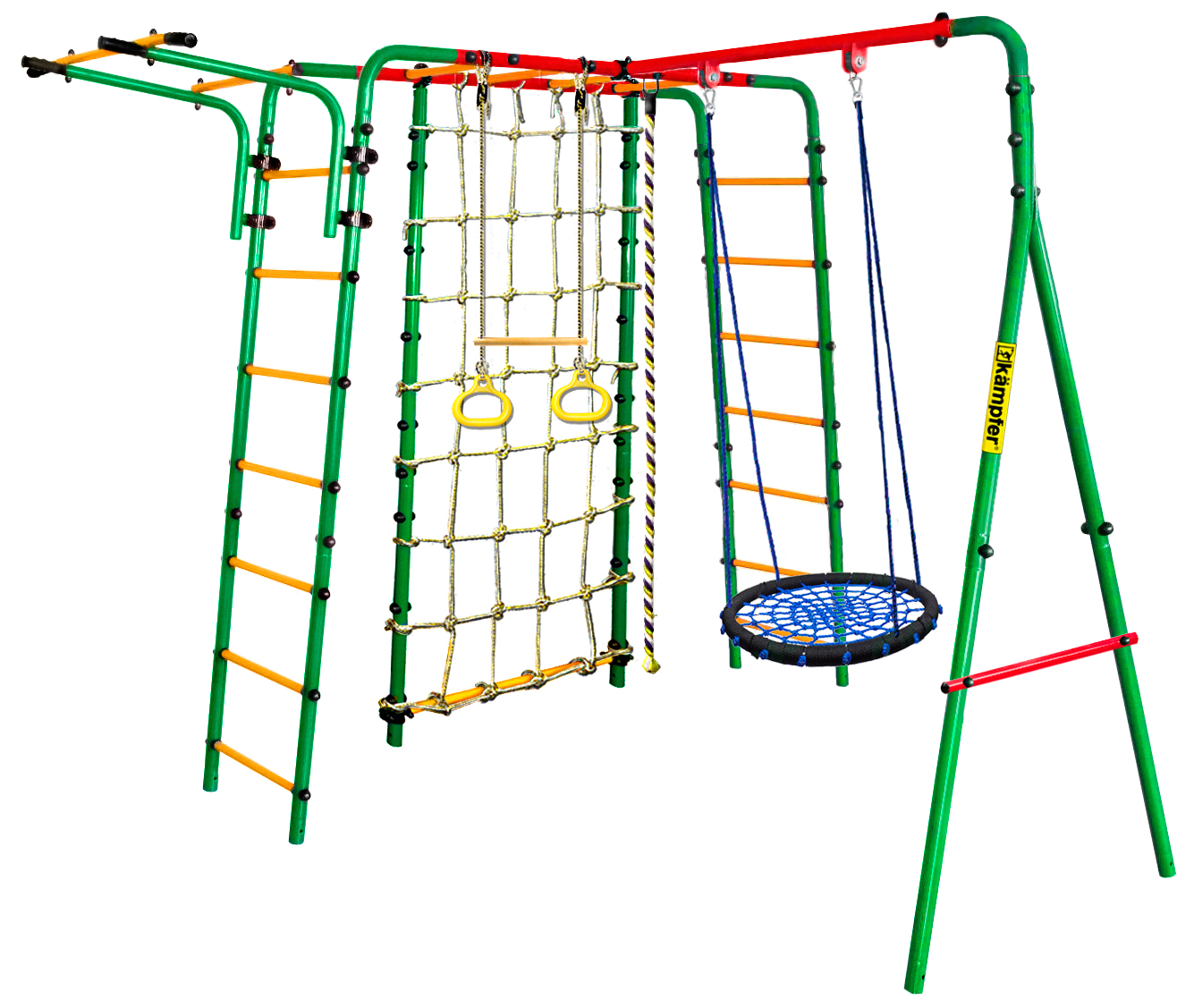 Спортивно-игровой комплекс Kampfer Kindisch (Гнездо среднее синее)