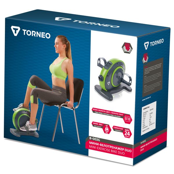 Мини-велотренажер Torneo Duo