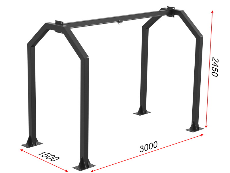 Балка с кареткой для боксерского мешка (05.209)