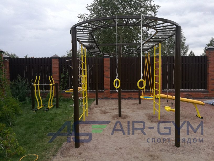 Спортивно-игровой комплекс для всей семьи "Железная дорога"