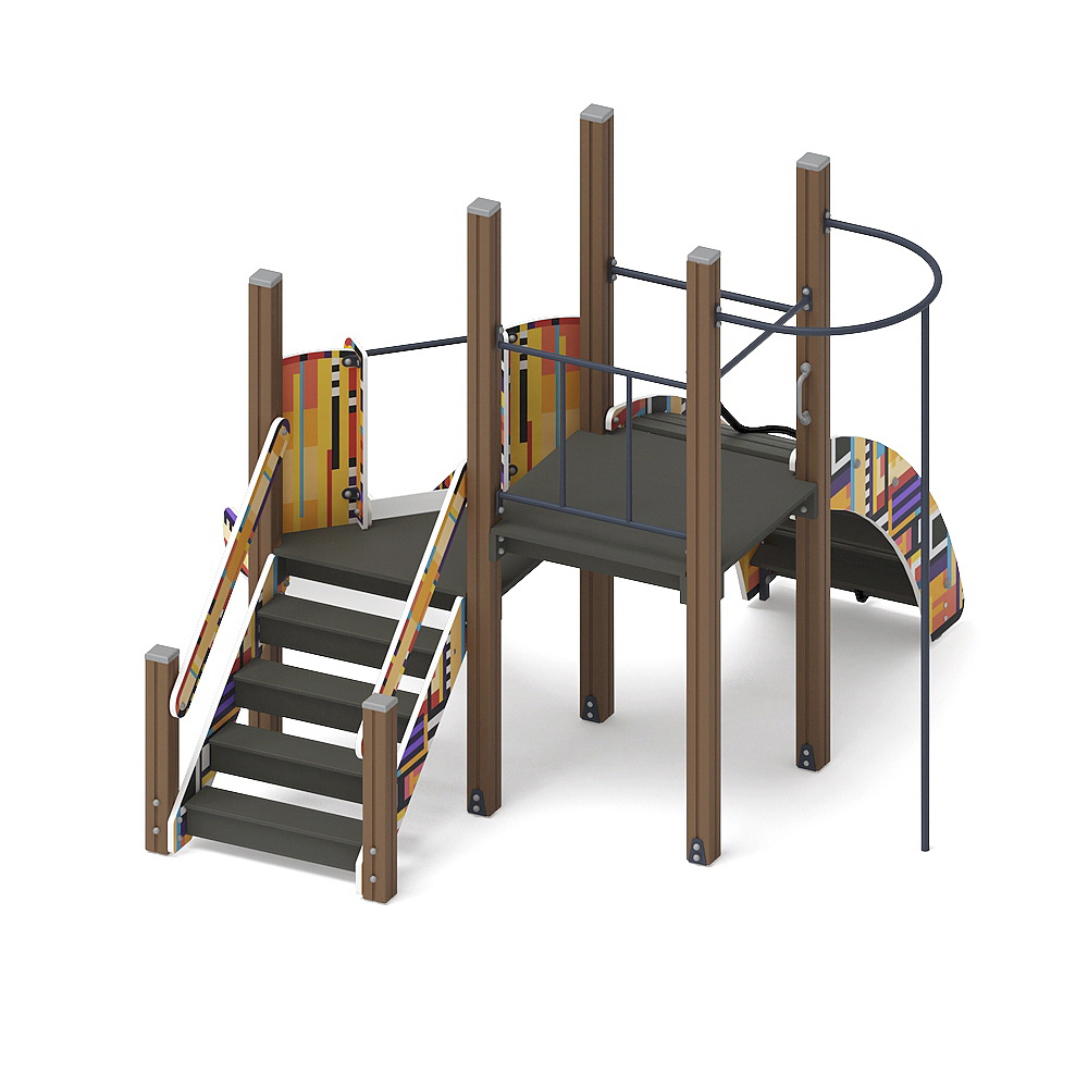 СПОРТ (Ритм) детский игровой комплекс ДИК 1.06.01-01 (H=900)