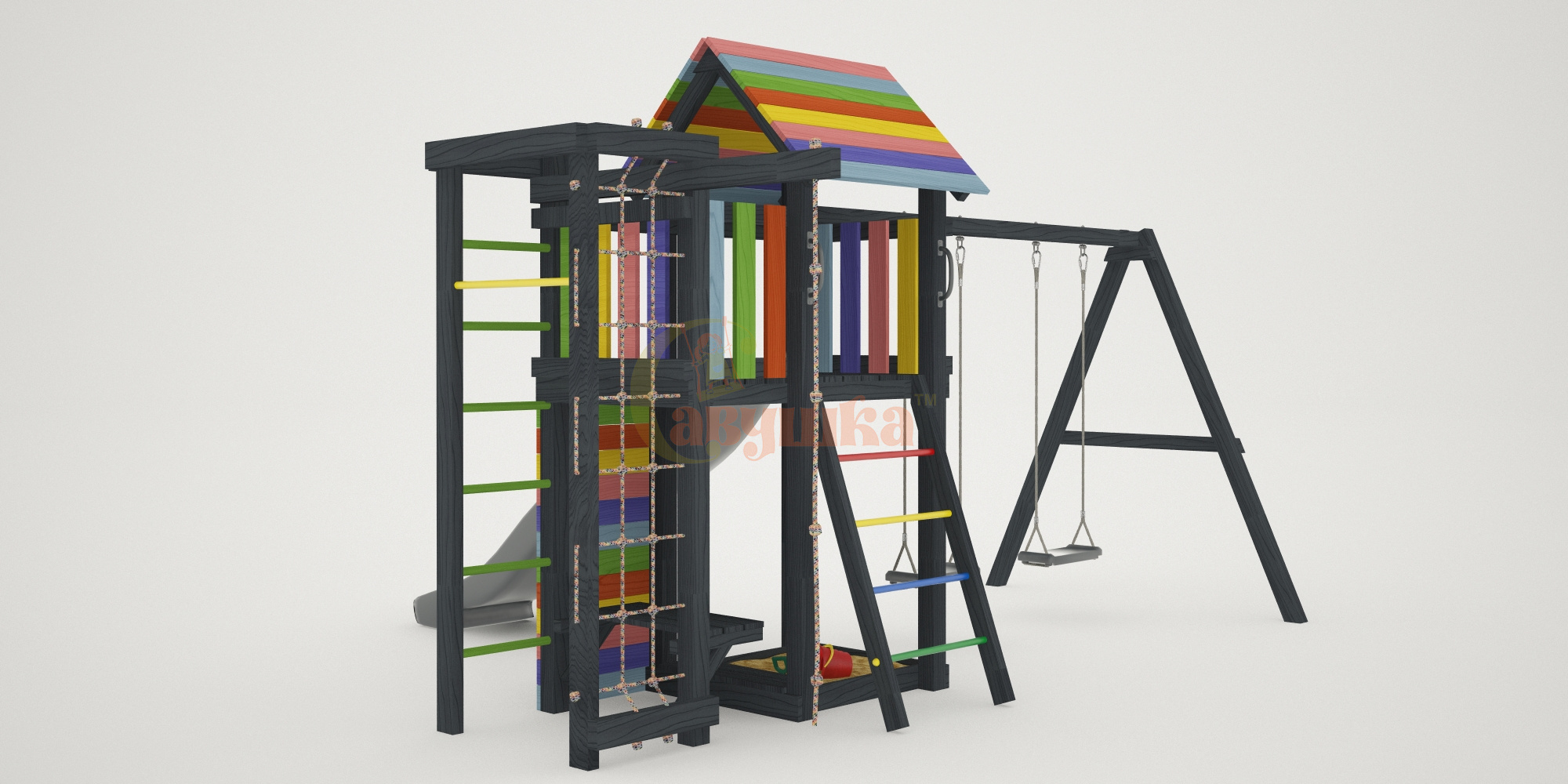 Детская площадка Савушка 6 (Black Edition)