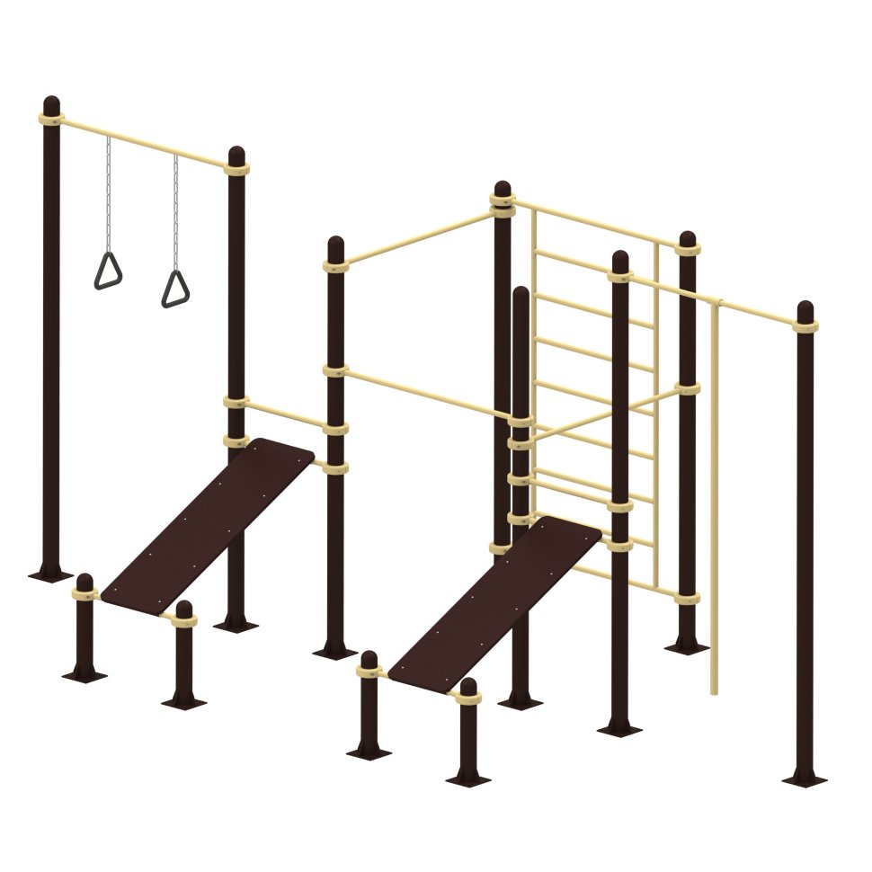 Комплекс спортивный  для подготовки к сдаче нормативов ГТ 02 Air-Gym YSK81