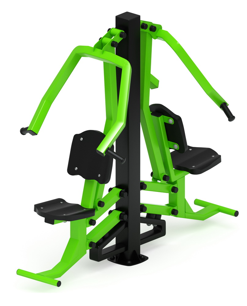 Тренажер уличный ЖИМ ОТ ГРУДИ ДВОЙНОЙ СТ 030-11