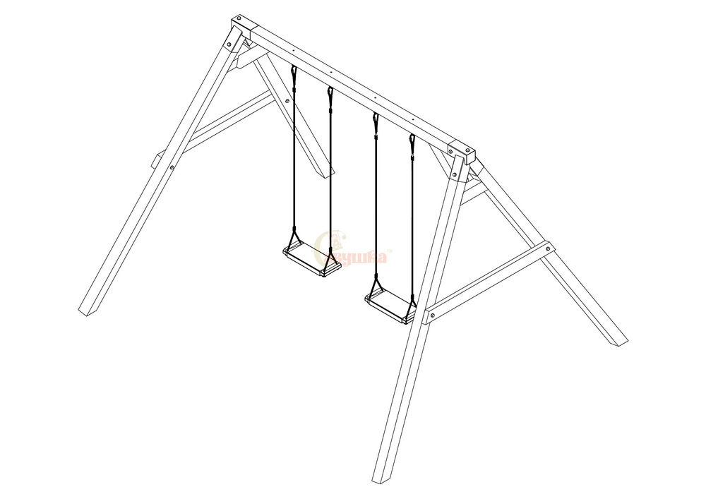 Качели Сава МАХАГОН усиленные Савушка