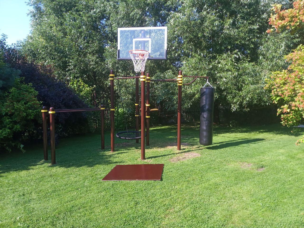 Кронштейн для груши на двух хомутах