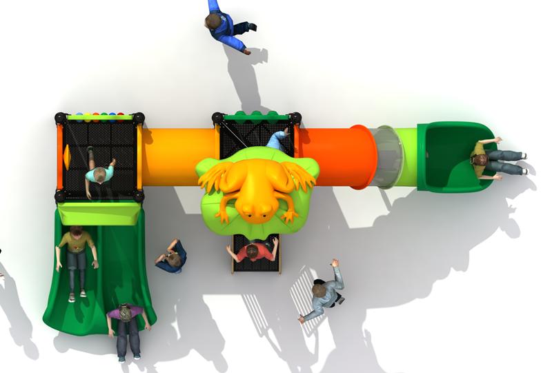 Детская игровая площадка Air-Gym Play Жаба Клава WD-CR178, серия Мультфильм