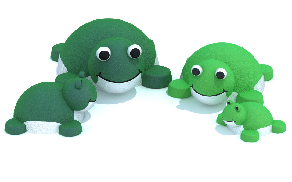 Резиновая 3D-фигура ZION Лягушка (для парков и детских площадок)