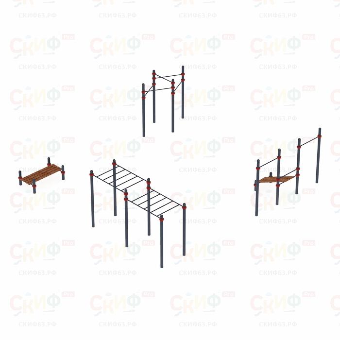 Уличный атлетический комплекс ВОРКАУТ 32 (108)