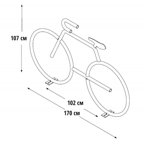 Велопарковка Велосипед
