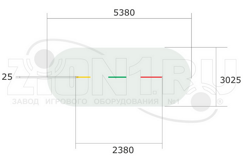 Мишень для бросания мяча ZION Кольца (СЭ091)