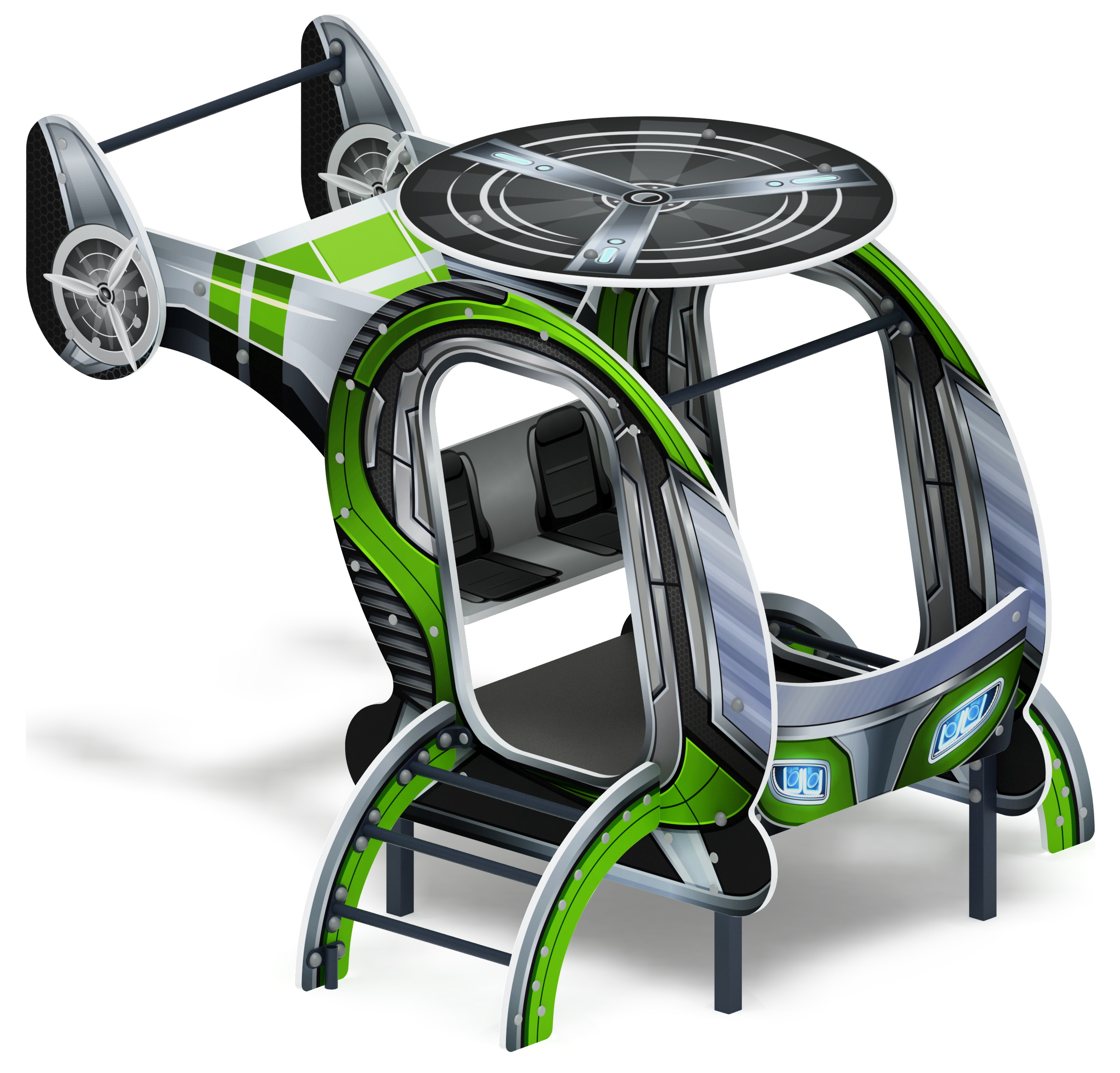 ВЕРТОЛЕТ (техно) игровая форма МФ 10.03.04-03