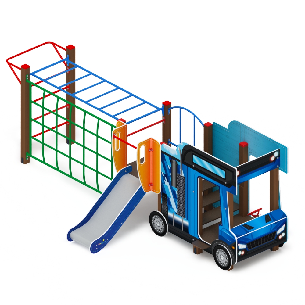 ГРУЗОВИЧОК детский игровой комплекс ДИК 1.03.2.04 (H=750)