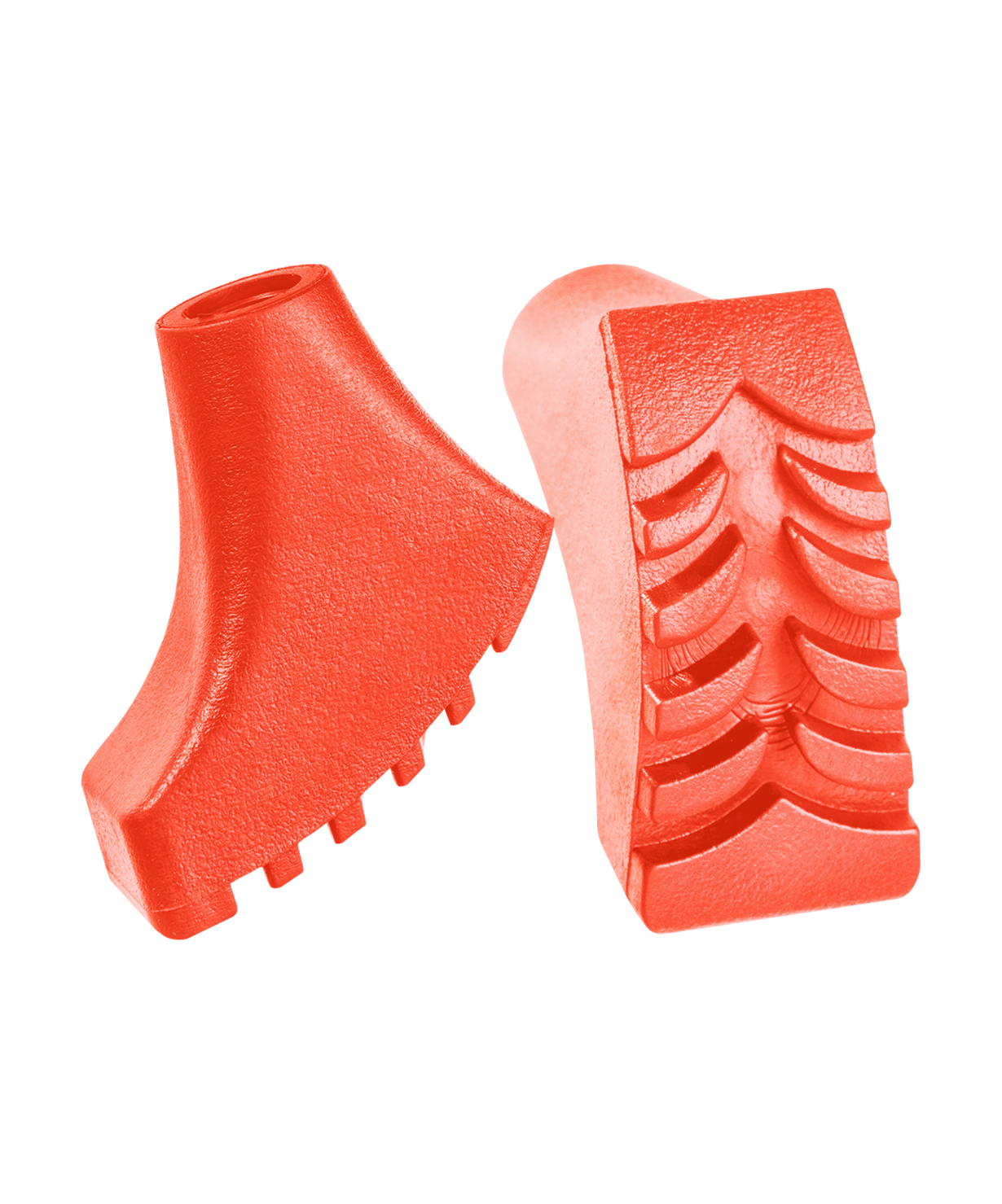 Комплект наконечников для скандинавских палок, 2 шт., оранжевый