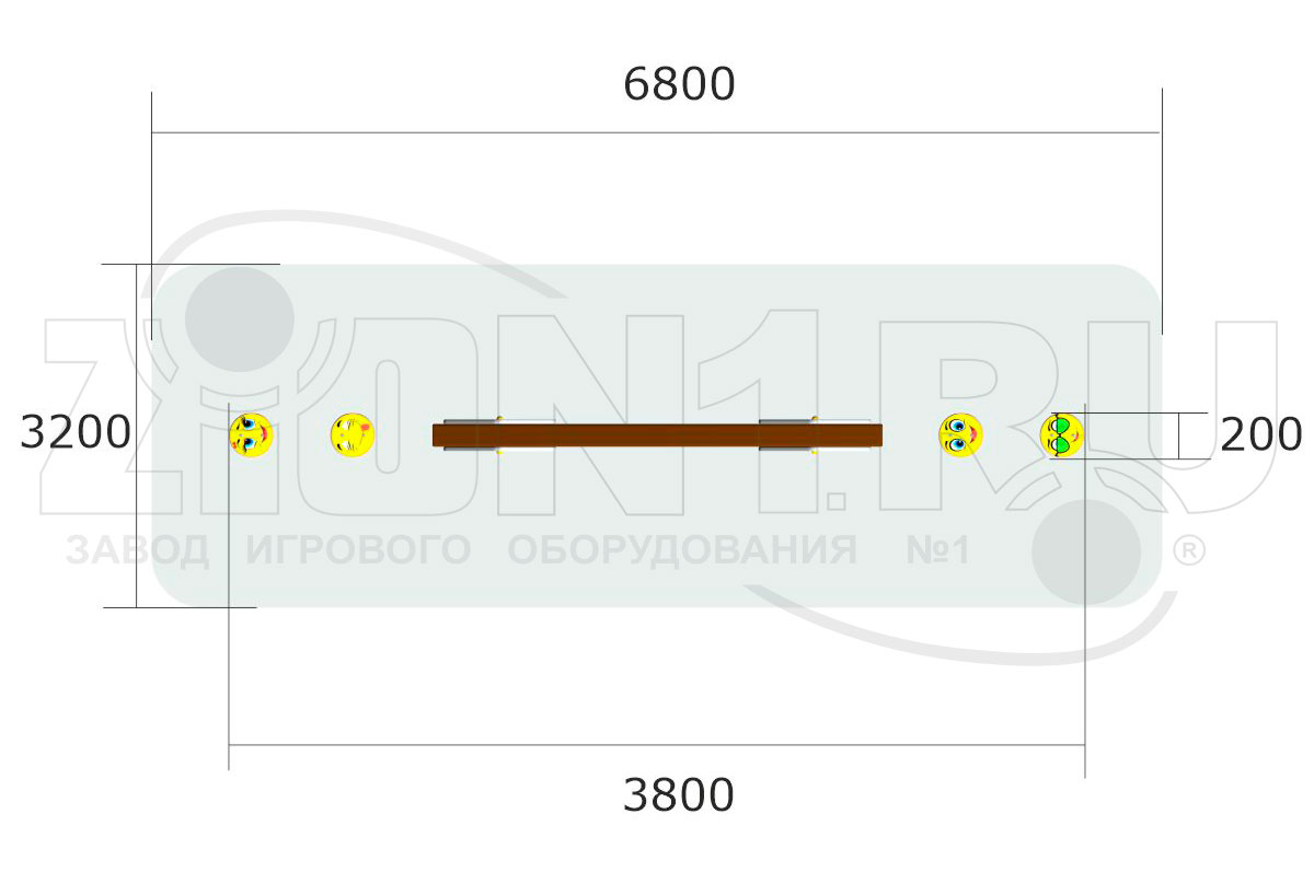 Бум детский ZION Тропинка (СЭ224)