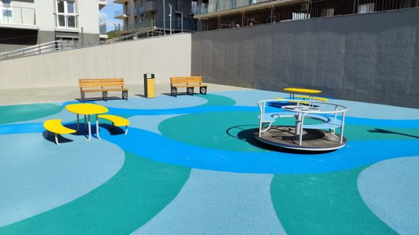 Стол со скамейками для детской площадки Солар МФ-10.7