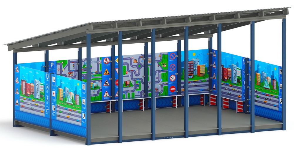 Теневой навес (ДПС) МФ 71.6.4-14