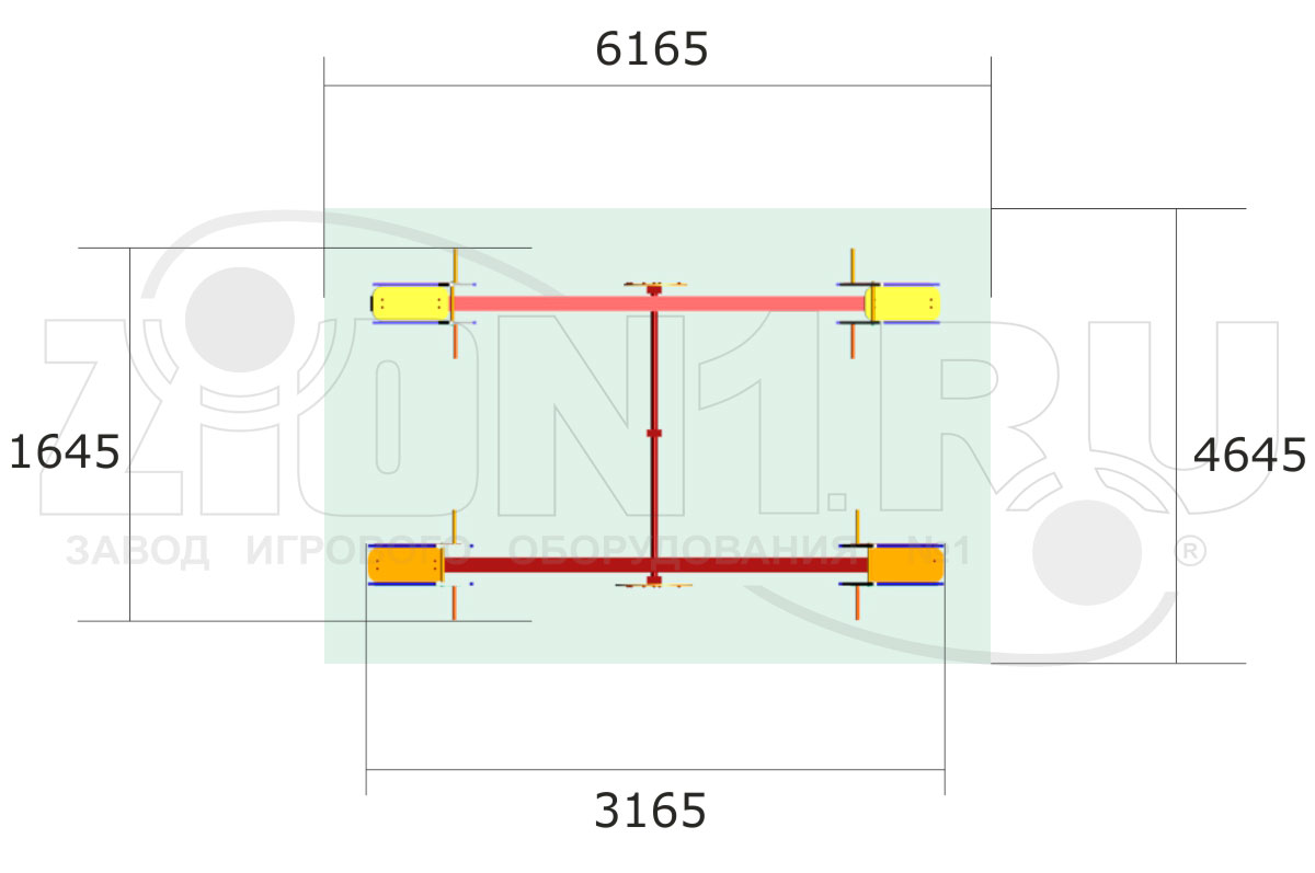 Качалка-балансир ZION Моряк 2 (КЧ039)