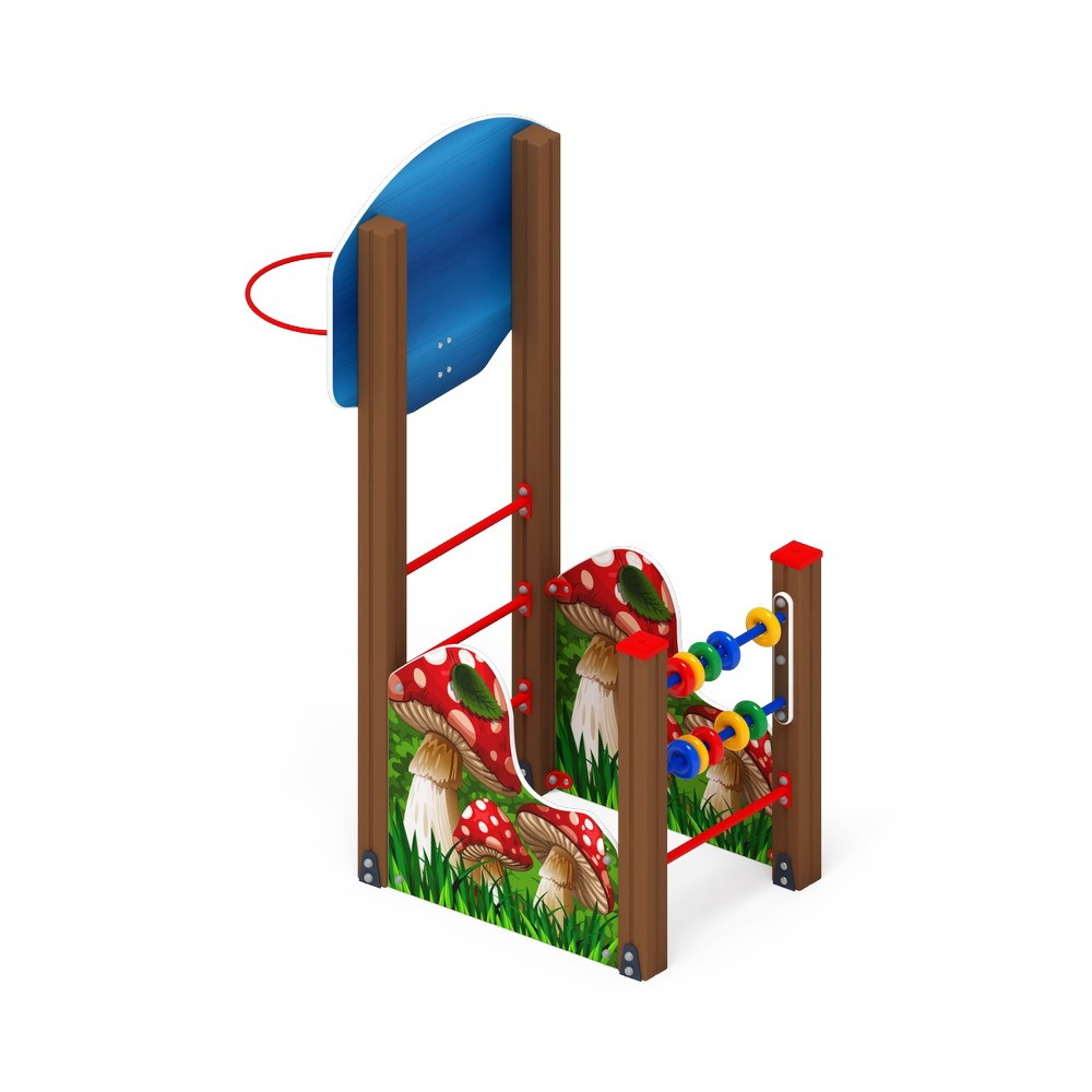 Детская площадка Спортивная серия для младшего возраста МУХОМОРЧИК 1 СК 1.01.07-01