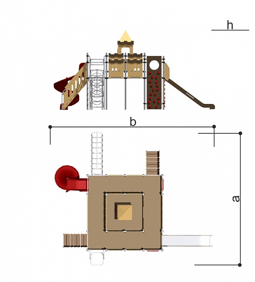 Крепость-мини «Romana 101.99.00»