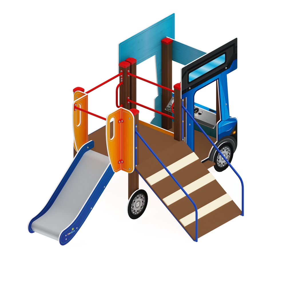 ГРУЗОВИЧОК детский игровой комплекс ДИК 1.03.2.01 (H=750)
