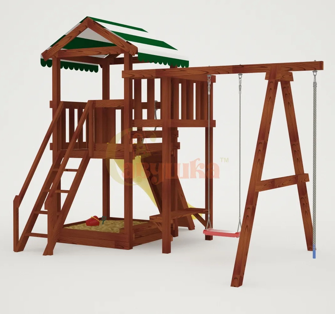 Детская площадка Савушка Мастер 1 (Махагон)