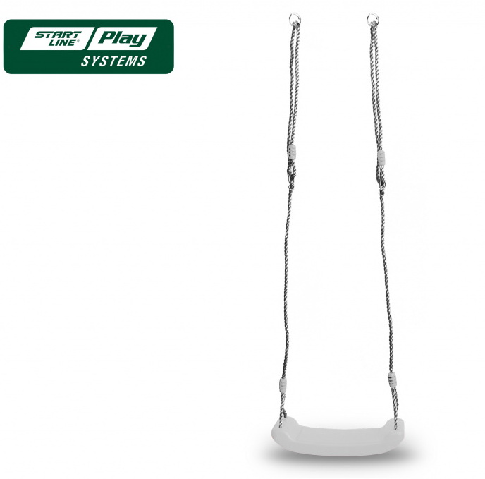 Cиденье для качели «лодочка» (белое) с подсветкой slp systems