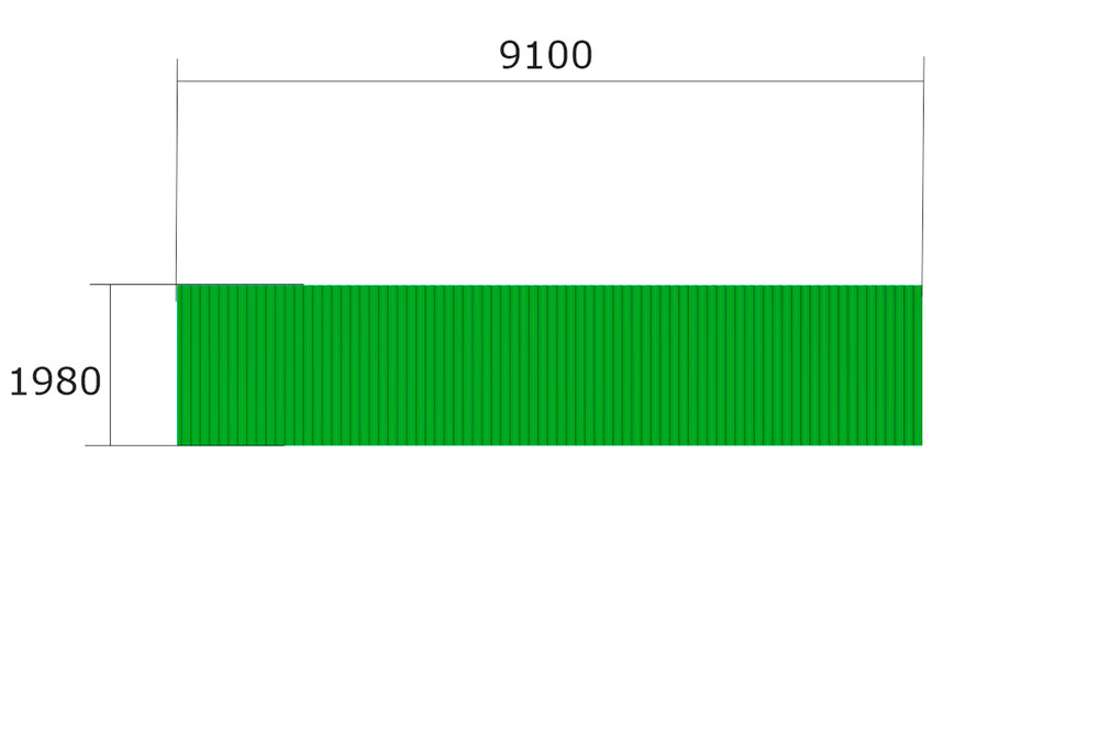 Ограждение мусоросборника ZION 6П (Б053)
