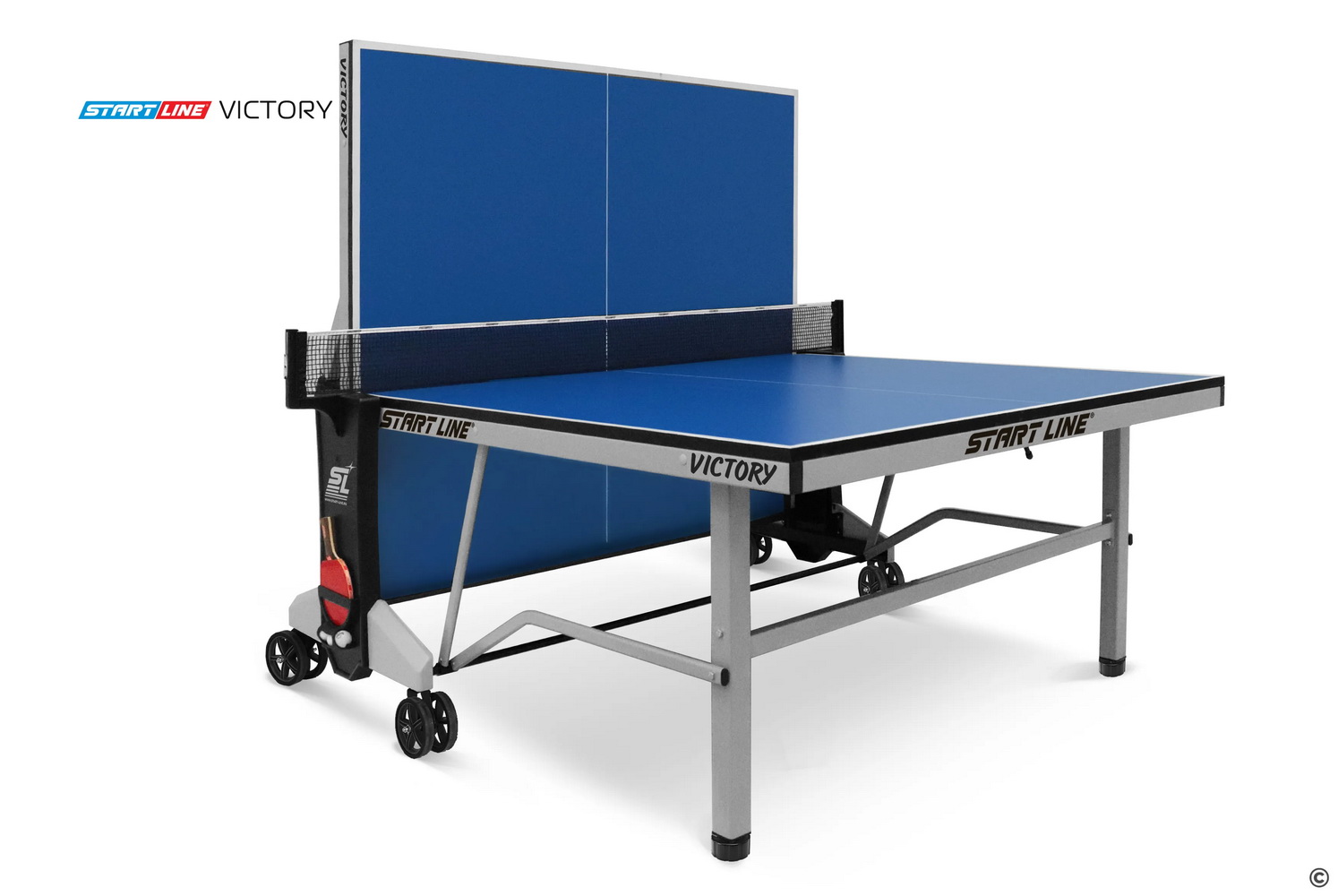 Стол теннисный СТАРТ ЛАЙН Victory Синий с сеткой