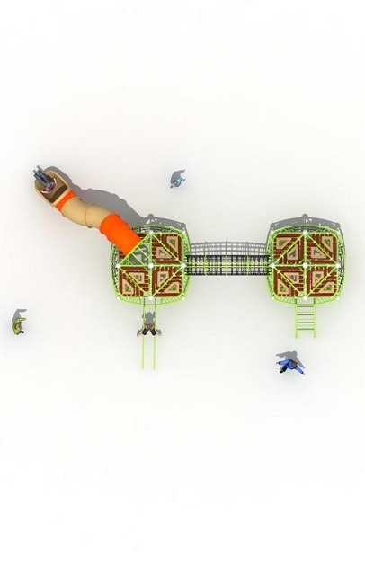 Детская игровая площадка Air-Gym Play Маленький Колибри WD-NC105, серия Птичье гнездо