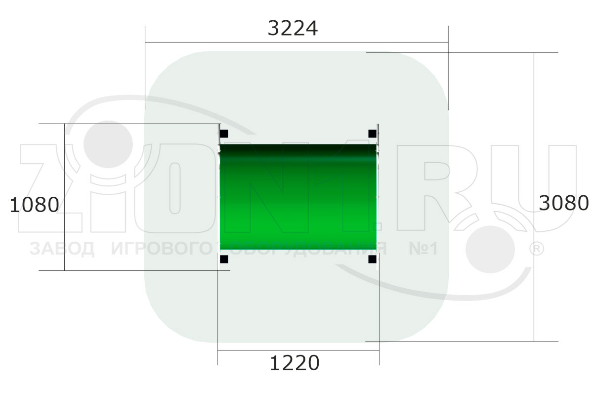 Лаз ZION Труба-Птеродактиль (ЭЛ038)