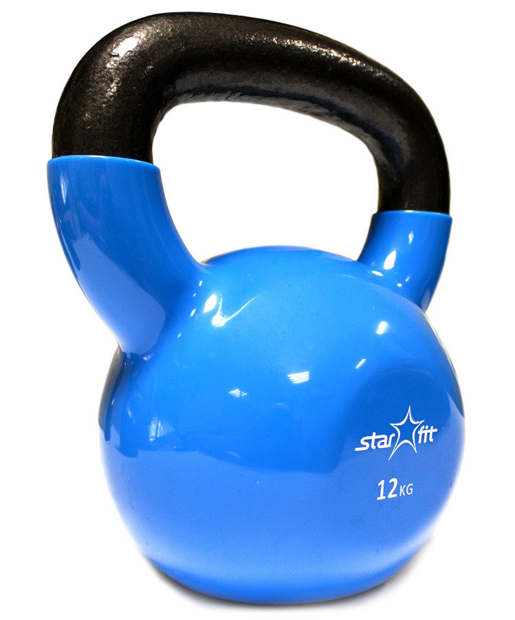 Гиря виниловая STARFIT DB-401 12 кг, синяя