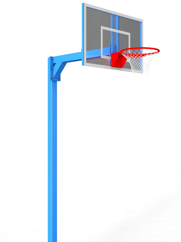 Стойка баскетбольная разборная, с креплением на анкера (01.119)