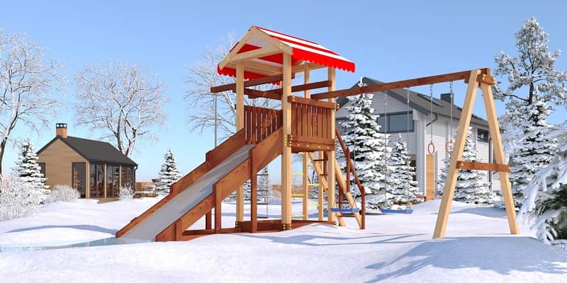 Детская площадка из дерева Савушка "4 сезона" - 3