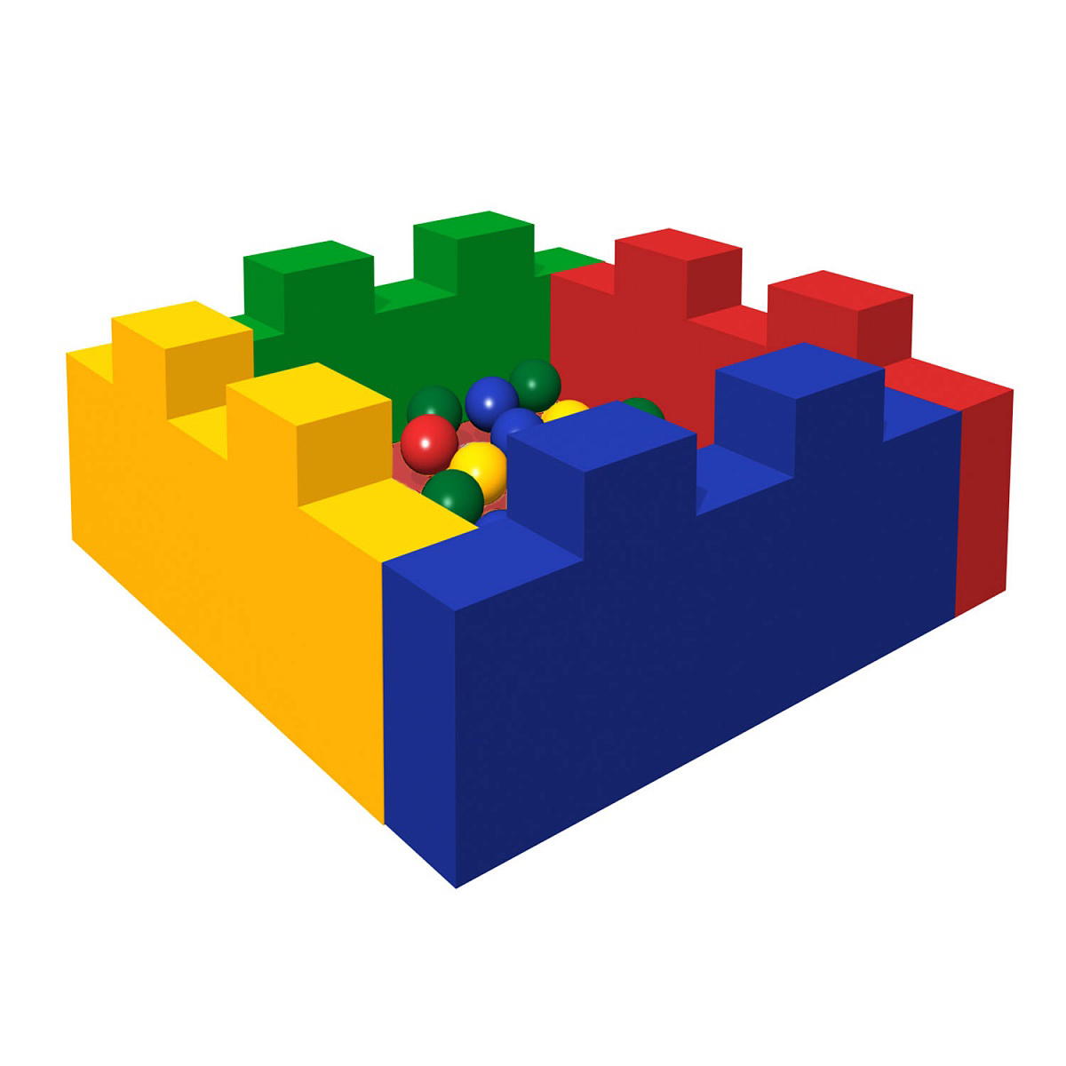 Сухой бассейн c шариками ФОРТ Romana (ДМФ-МК-06.15.00)