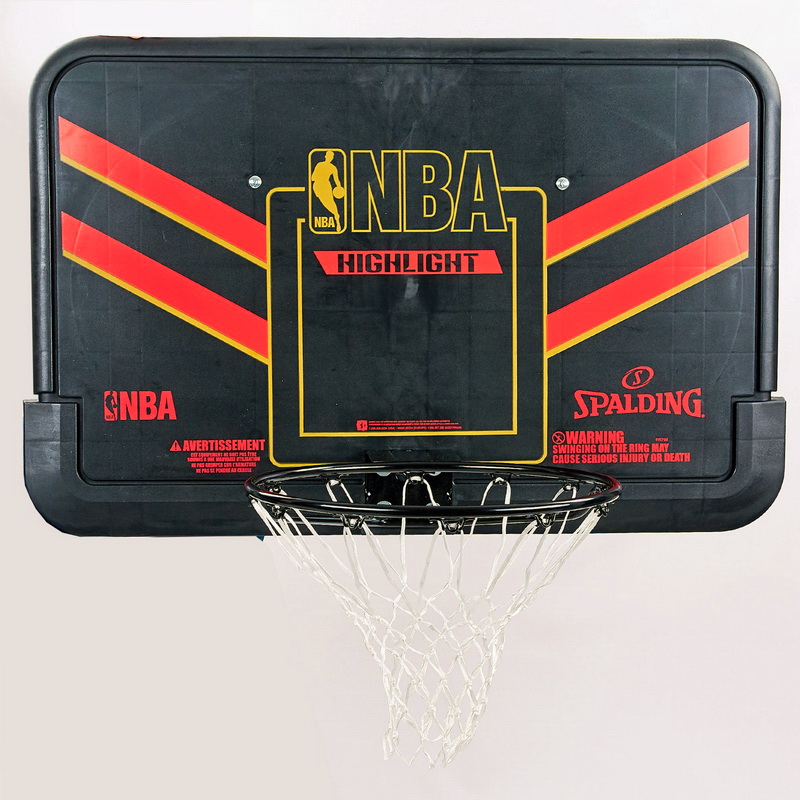 Щит баскетбольный Spalding HIGHLIGHT COMBO – 44” RECT. COMPOSITE (01.20.Sp.HL)