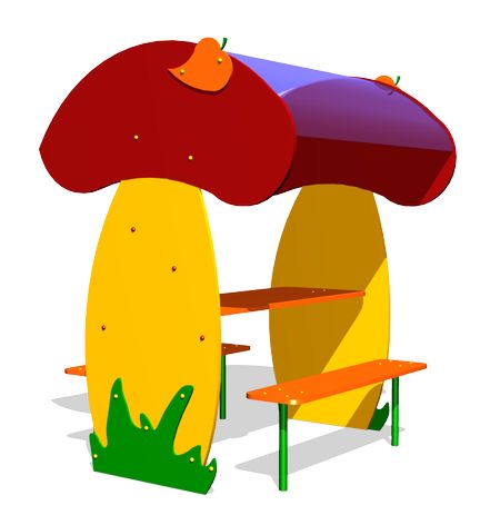 Столик детский с навесом ZION Грибник (СП071)