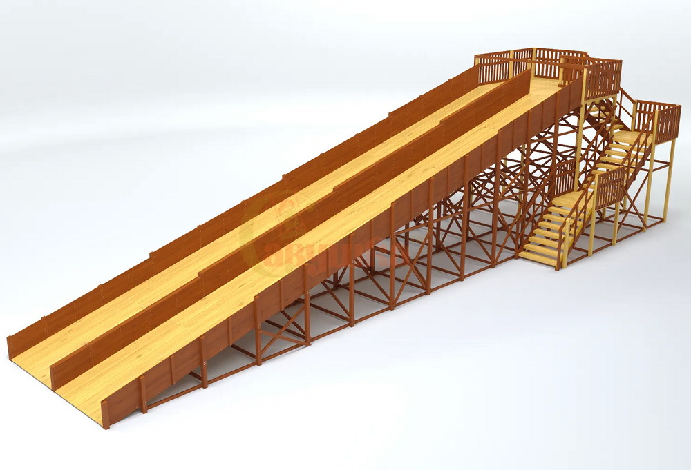 Зимняя горка Савушка ЗИМА 12 (скат 18 м)