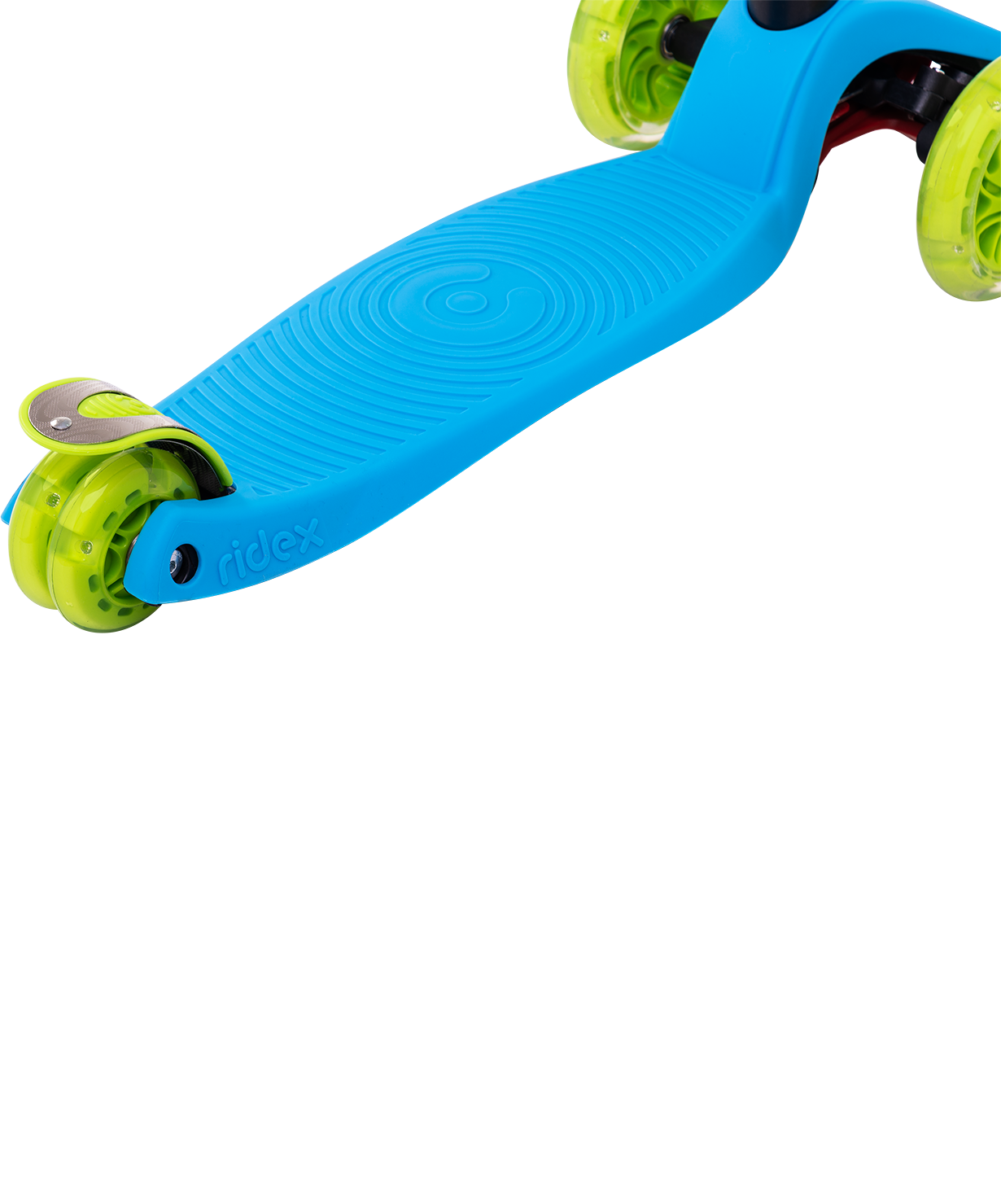 Самокат 3-колесный Snappy 3D, 120/80 мм, синий/зеленый